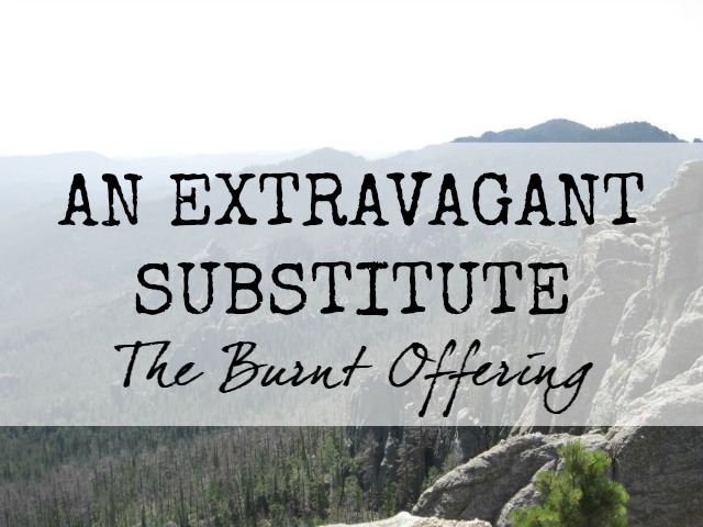 God provides a substitute: the burnt offering