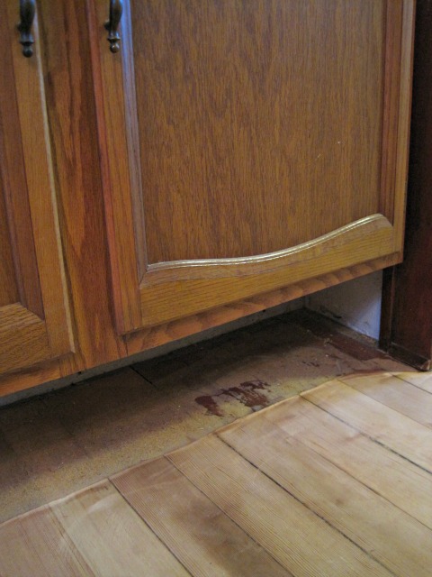 Those hard-to-reach spots can be really tricky when refinishing a hardwood floor- especially spots like under cabinets. under cabinet hardwood floor refinish