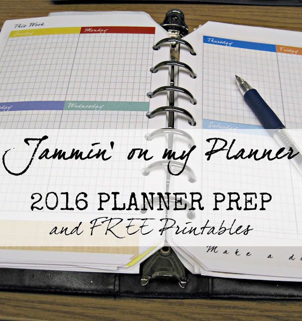 free 2016 printable planner pages