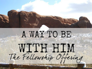 God provides a way for us to be with Him: the fellowship offering