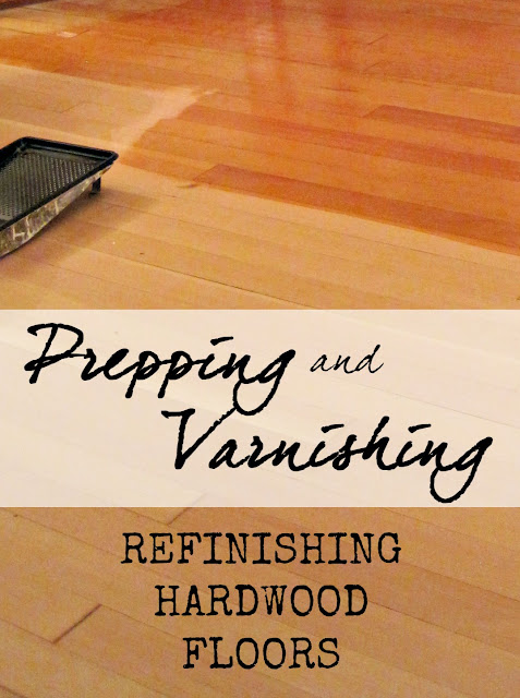 Refinishing Hardwood Floors: If I can DIY, so can you! The last step of refinishing the original hardwood floors in this beautiful old farmhouse is varnishing the floors. Lots of good tips! prepping and varnishing hardwood floors refinish reclaim diy