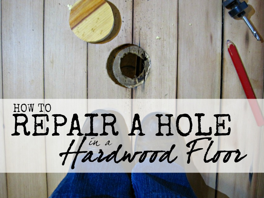 How to repair a hole in a hardwood floor
