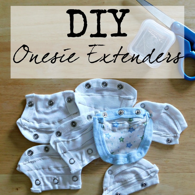 How to Make DIY Onesie Extenders extenders extend life of onesies cloth diapering onesie extenders how to make your own baby clothes extenders
